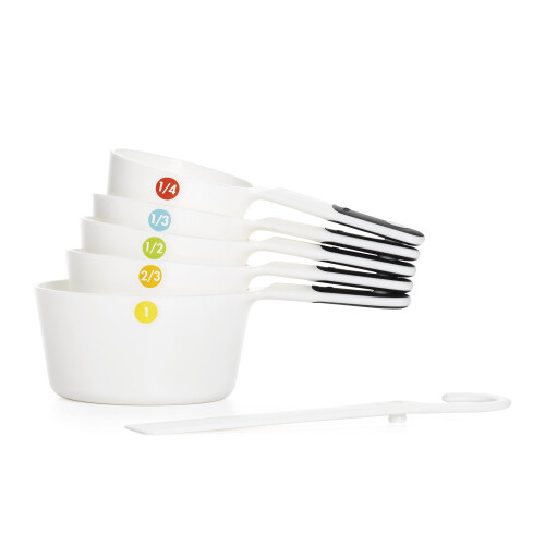 OXO OXO Good Grips 6 Τεμάχια Πλαστικά Μέτρα- Λευκά, 5 Τεμάχια (Συσκευασία 1) 2