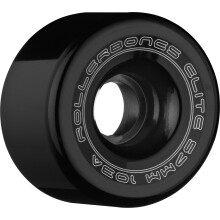 Rollerbones Art Elite 103A Competition Roller Skate Wheels (Set of 8) Black 57mm