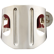 BG(0002698761) BG-LDT-Silver Plated Duo Ligature for Tenor Sax