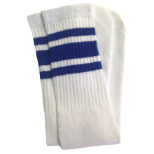 SKATERSOCKS 19"""" do poloviny ltek Bl trubkov ponoky s prouky ve stylu Royal Blue 3