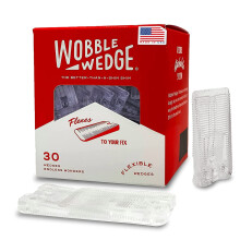 Wobble Wedges Flexible Plastic Shims  30 Pack - MADE IN USA - Multi-Pu