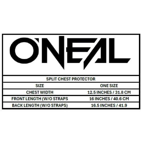 O'Neal 1285-004 Holeshot Chest Protector (Black  Medium/Large) 1