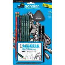 Prismacolor Scholar Manga Drawing Set Adult Coloring 10Piece Kit