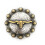 AJ Tack Longhorn Steer Berry Concho 1"""" 1