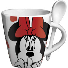 Κούπα Disney Minnie Mouse με κουτάλι