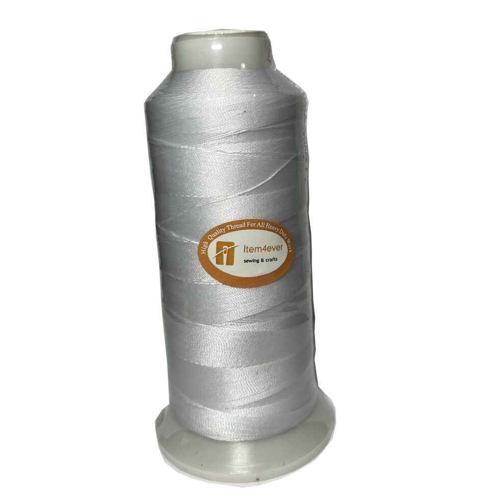 Filo In Poliestere Resistente Ai Raggi Uv Per Esterno Rivestito In Pelle (Grande, Bianco)-image