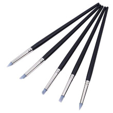 COMIART 5ks Flexibiln hlinen socharsk nstroje Silicon Color Shapers tetce Velikost 2