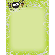 Tolles Papier! Halloween Spinnenwirbel Briefpapier und Druckerpapier, bedruckbares Briefpapier, 80 Blatt, 21,5 x 27,9 cm (2014063)