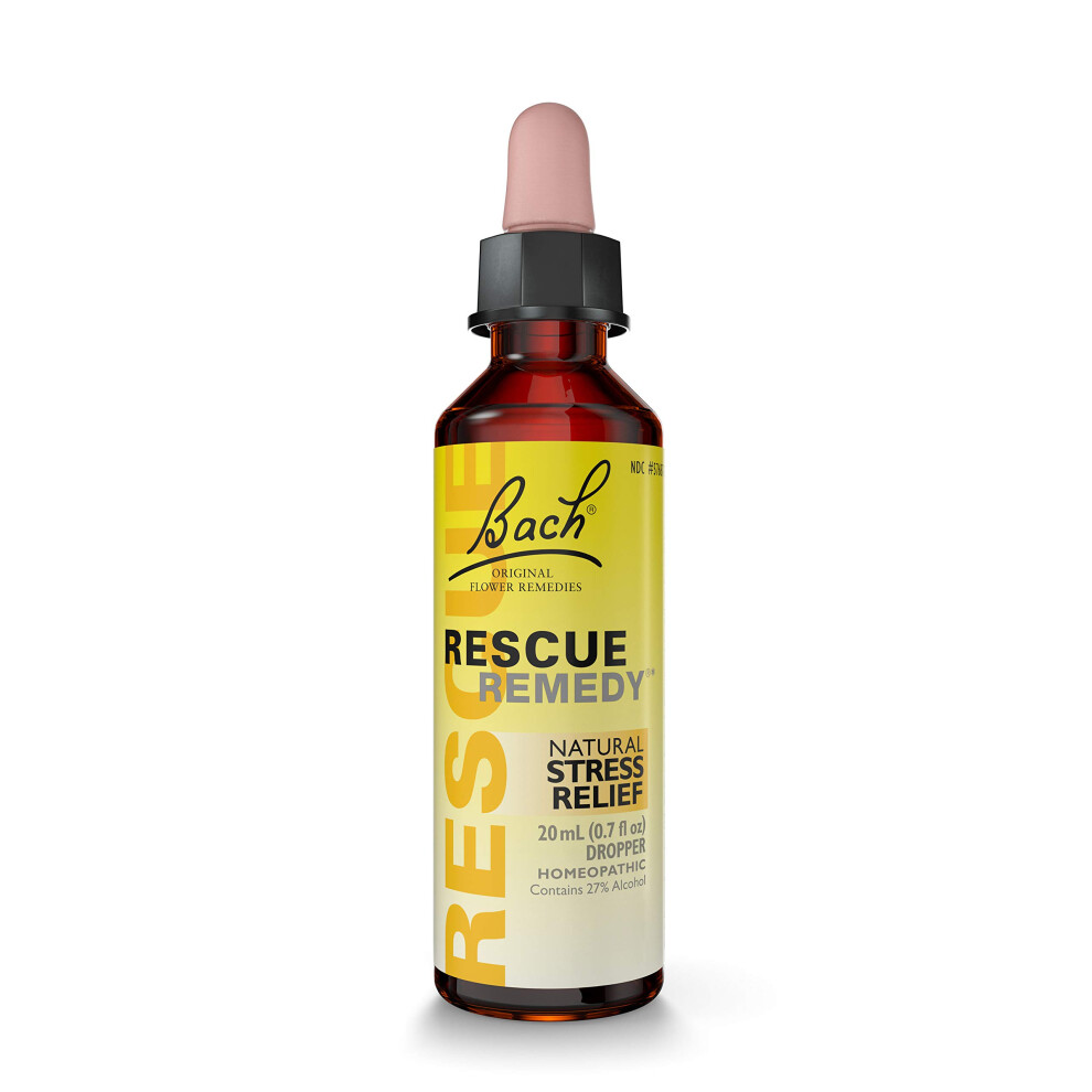 Redden Bach Rescue Remedy Dropper 20Ml Natural Stress Relief Homeopathic Fl