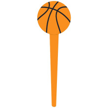 Slam Dunk Basketball Picks - 3 ""x 1,25"" ""36 sztuk - Idealne na babeczki Budies i talerze owocowe z dekoracjami o tematyce gier