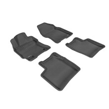 3D MAXpider L1TY14501509 Dywaniki na kazda pogode do Toyoty Prius 2004-2009 Dopasowane wykladziny podlogowe samochodu Seria Kagu (1. i 2. rzad czarny