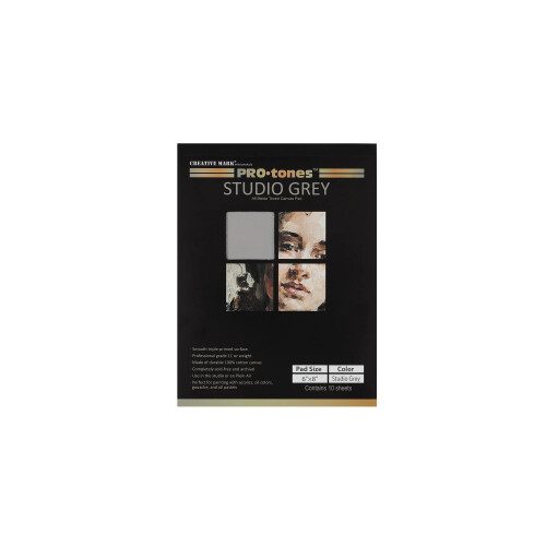 Blocs de toile teint   e Paramount Pro-Tones All-Media - Triple-Primed Toned
