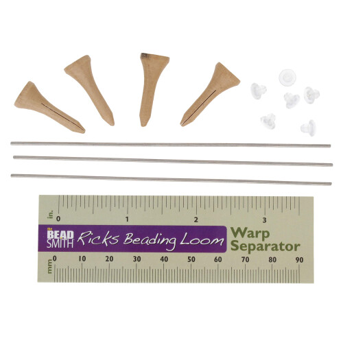 The Beadsmith Ricks Beading Loom Accessories Pack  Includes Warp Pegs 2