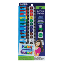 Akrylov farby ArtSkills Premium, umeleck a remeseln potreby, r zne farby, 0,32 fl oz ka d , 12 kusov (PA-2039)