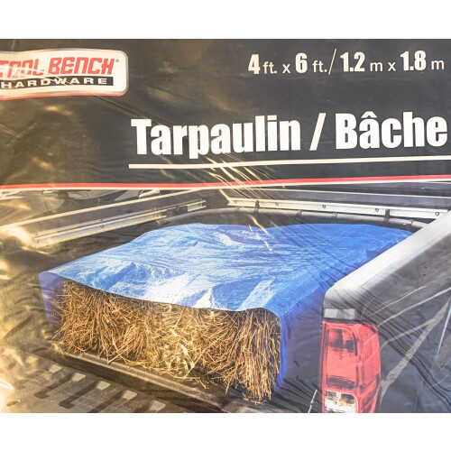 Microsoft Tool Bench Hardware 4' X 6' Μπλε Τέντα Tarpaulin 2
