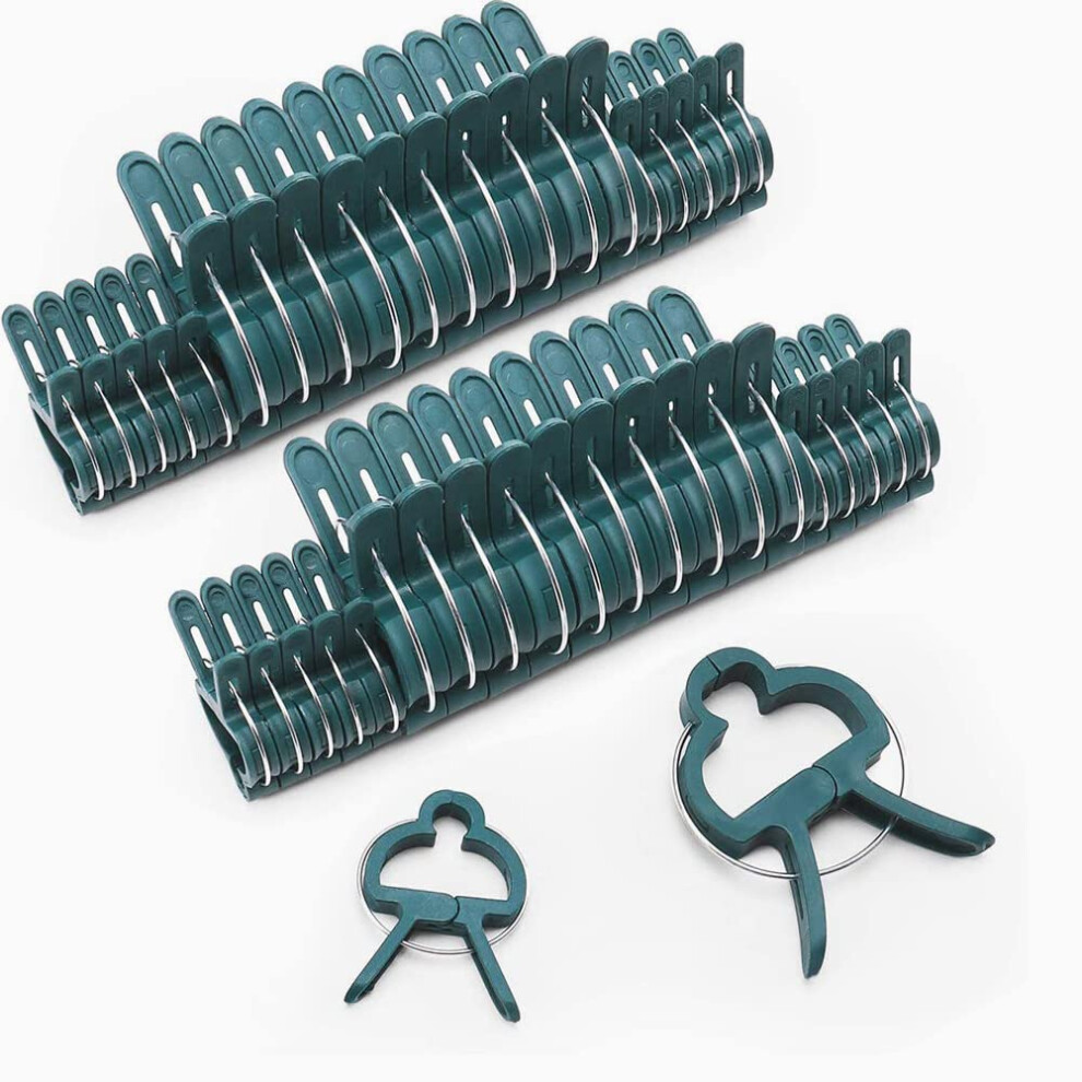 Sago Brothers 40 Pcs Plant Clips Garden Clips For Tomato Cage Tomatoes Clips Plant Support Clips For Bamboo Stakes Climbing Plants Vines Gentle Pl