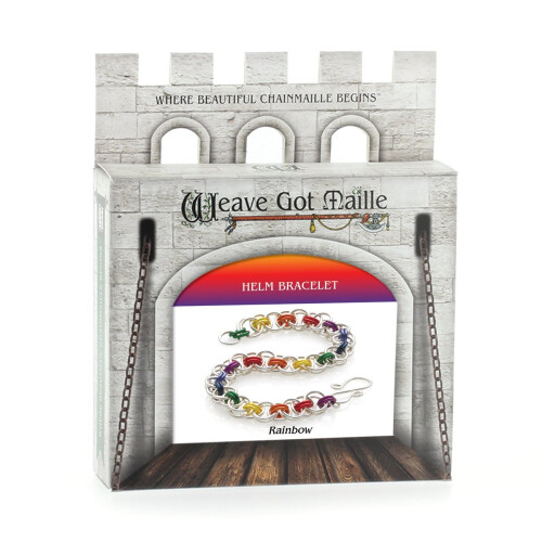 Weave Got Maille Πολύχρωμο Κιτ Βραχιολιού Αλυσίδας Maille