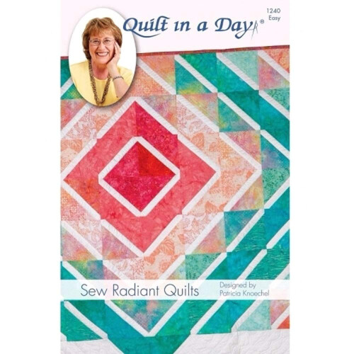 Κουβέρτα σε μια μέρα Eleanor Burns Sew Radiant Quilt Pattern