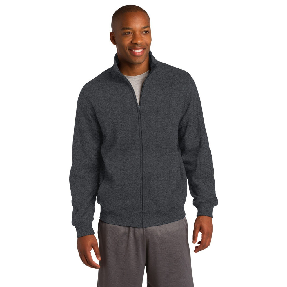 Sweat-shirt zipp    Sport-Tek pour homme, graphite chin   , taille S