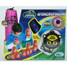 Speedstack Pink Plastic Metallic Stackpack Stacking Competition Cups w