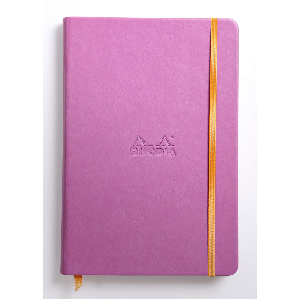 Webnotebook Rhodia Rhodiarama - 96 Linajkov Ch Listov - 5 1/2 X 8 1/4 - Orgov Nov Obal (118751C)-image