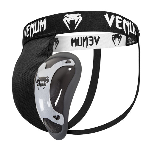 Venum ""Competitor"" Tiefschutz und Support (Silver Series) Schwarz/Eis