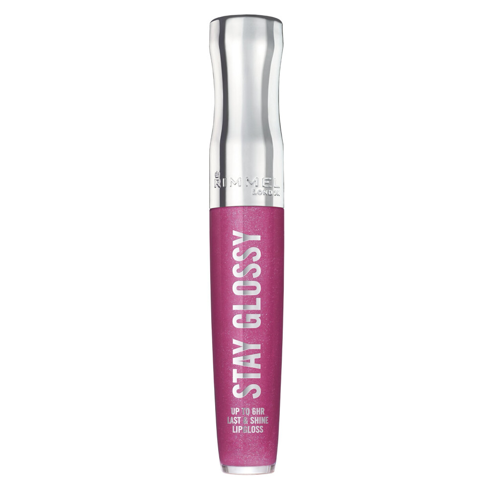 Rimmel Stay Glossy Lipgloss  Savoy Plum  0.18 Fl Oz (Pack of 1)-image-OPC-PFNH9ZX-NEW