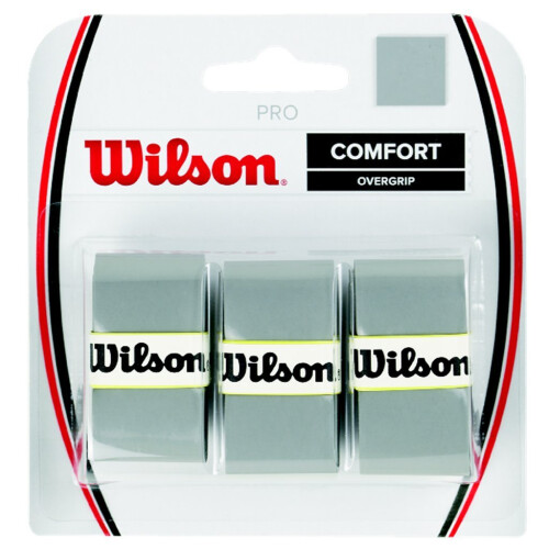 Wilson WILSON Pro Overgrip Comfort - 3er Pack (Silber)