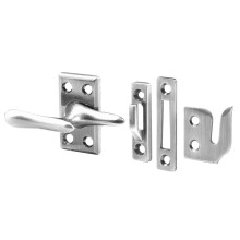 Fechadura de janela de batente de nquel acetinado Prime-Line H 4158 (pacote nico)