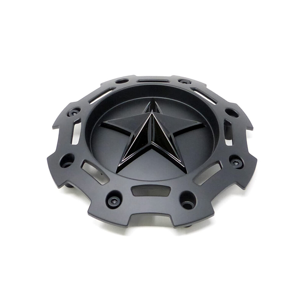 Xd Series Kmc 811 Rockstar 2 Matte W Star Center Cap Sc-198 Sc-190 Black 644761978767