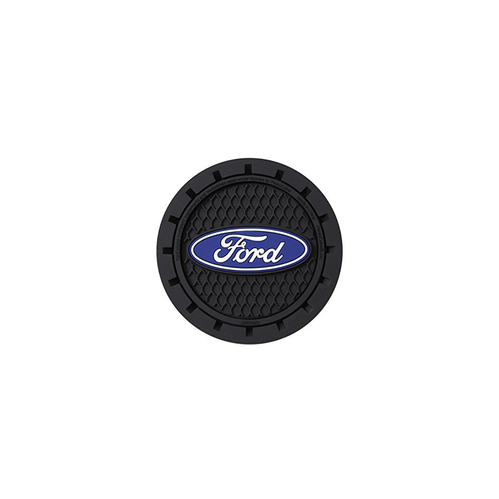 Plasticolor 000651R01 Ford Oval Auto Car Truck Suv Cup Holder Coaster 2-Pack 081134106516