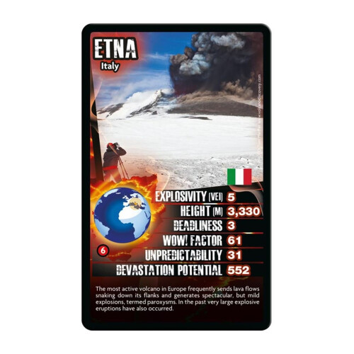 Top Trumps Vulc   es Top Trumps Card Game 1