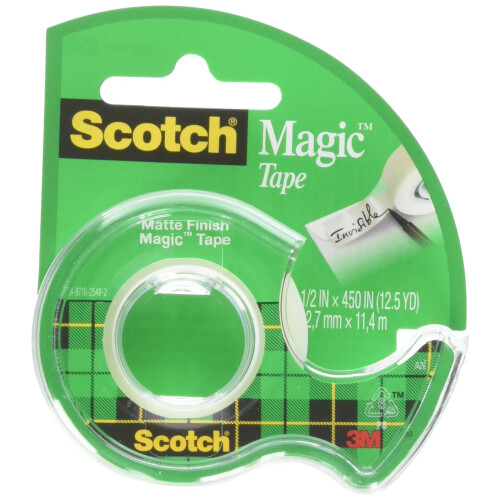 3M Ταινία Scotch Magic, 1/2 x 450 Ίντσες, 6 Ρολά
