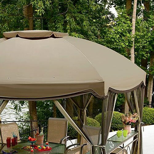 Garden Winds Grandview Hexagon Pavillon Ersatzdach Abdeckung 2