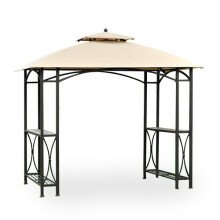 Canopy de substitui      o de ventos do jardim para sheridan grelhe gazebo - riplock 350 - bege bege