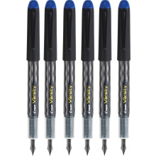 PILOT Varsity Μίας Χρήσης Στυλό, Μπλε Μελάνι, Μεσαίο Πίνελο, Συσκευασία 6 Τεμαχίων