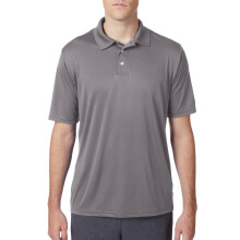 Hanes coola dri mns polo grafit stor