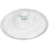 Corningware Γαλλικό Λευκό 2.5 Quart Στρογγυλό Σκεύος με Γυάλινο Καπάκι 1