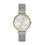 Skagen Skagen Women's Anita Lille Three-Hand Silver and Gold Two-Tone Stainless Steel Mesh Band Watch (Model: SKW2340) 1