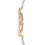 Skagen Skagen Women's Anita Lille Three-Hand Silver and Gold Two-Tone Stainless Steel Mesh Band Watch (Model: SKW2340) 2