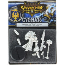 Privateer Press Warmachine: zestaw modeli Cygnar Major Markus Siege Brisbane