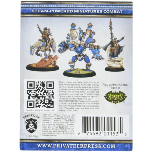 Privateer Press Warmachine: Cygnar Major Markus 'Siege' Brisbane Μοντέλο 1