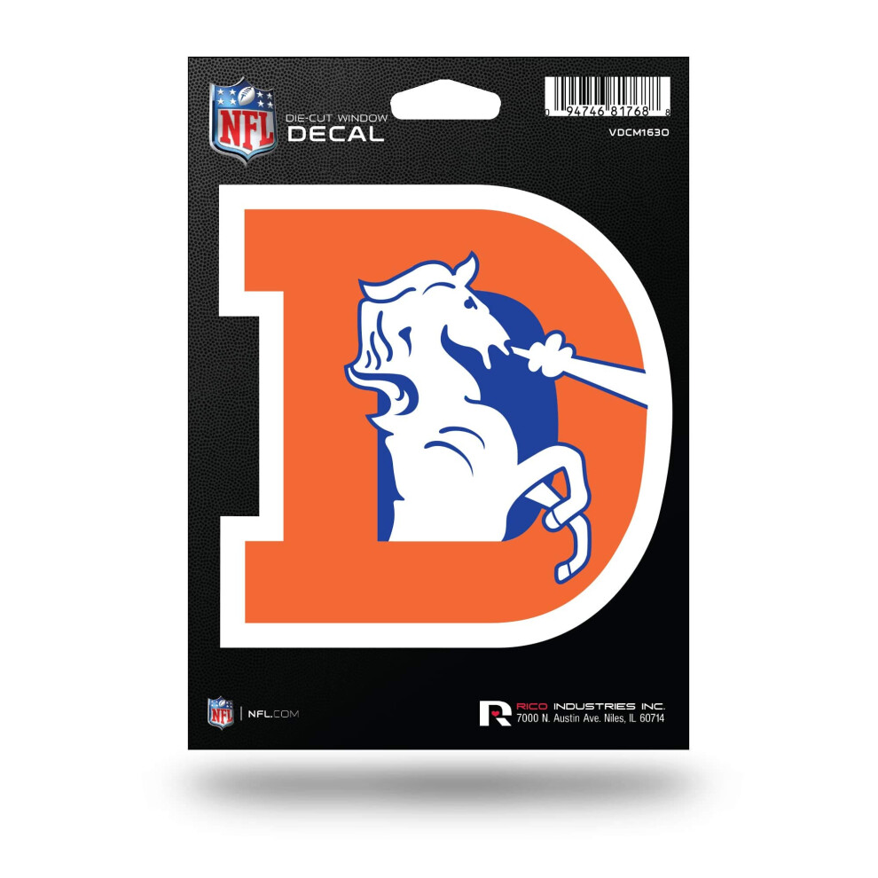 Nfl Denver Broncos Die Cut Vinyl Decal-image