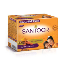 Santoor Mydlo Sandalowo-Kurkumowe 150g (4 szt.)