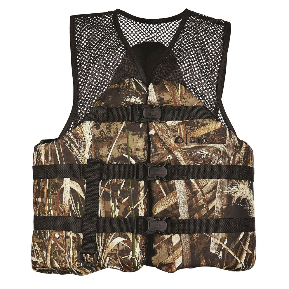Gilet de sauvetage de sport classique en maille ONYX 4X-Large Realtree Max