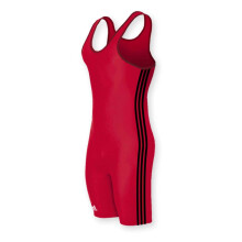 adidas 3 bocn pruhy XL: cerven/cern [ruzn]