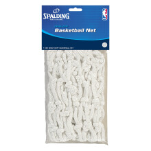 Robuust wit net voor basketbalring