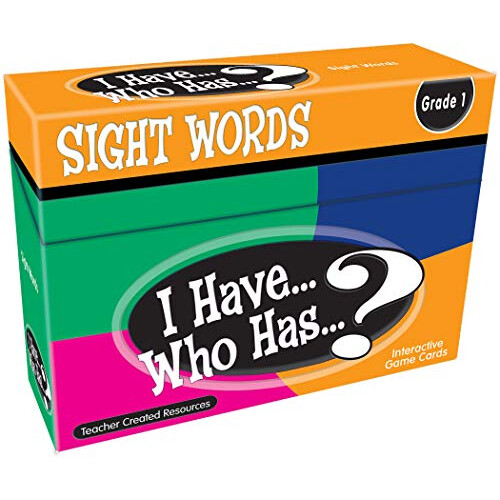 Teacher Created Resources Παιχνίδι Sight Words I Have, Who Has, Α Τάξη, Πολυάριθμο