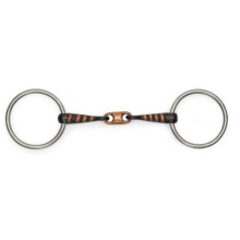 COP LOZ S/Iron Snaffle med upphöjda ribbor (5.5")