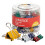 Universal Universal Binder Clips with Storage Tub  Large  Black/Silver  12/Pack 3